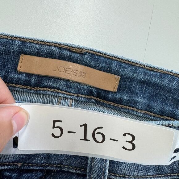 Joes Jeans Womens 27 Blue The Icon Mid Rise Skinny Ankle Denim Distressed Cotton - Picture 4 of 8